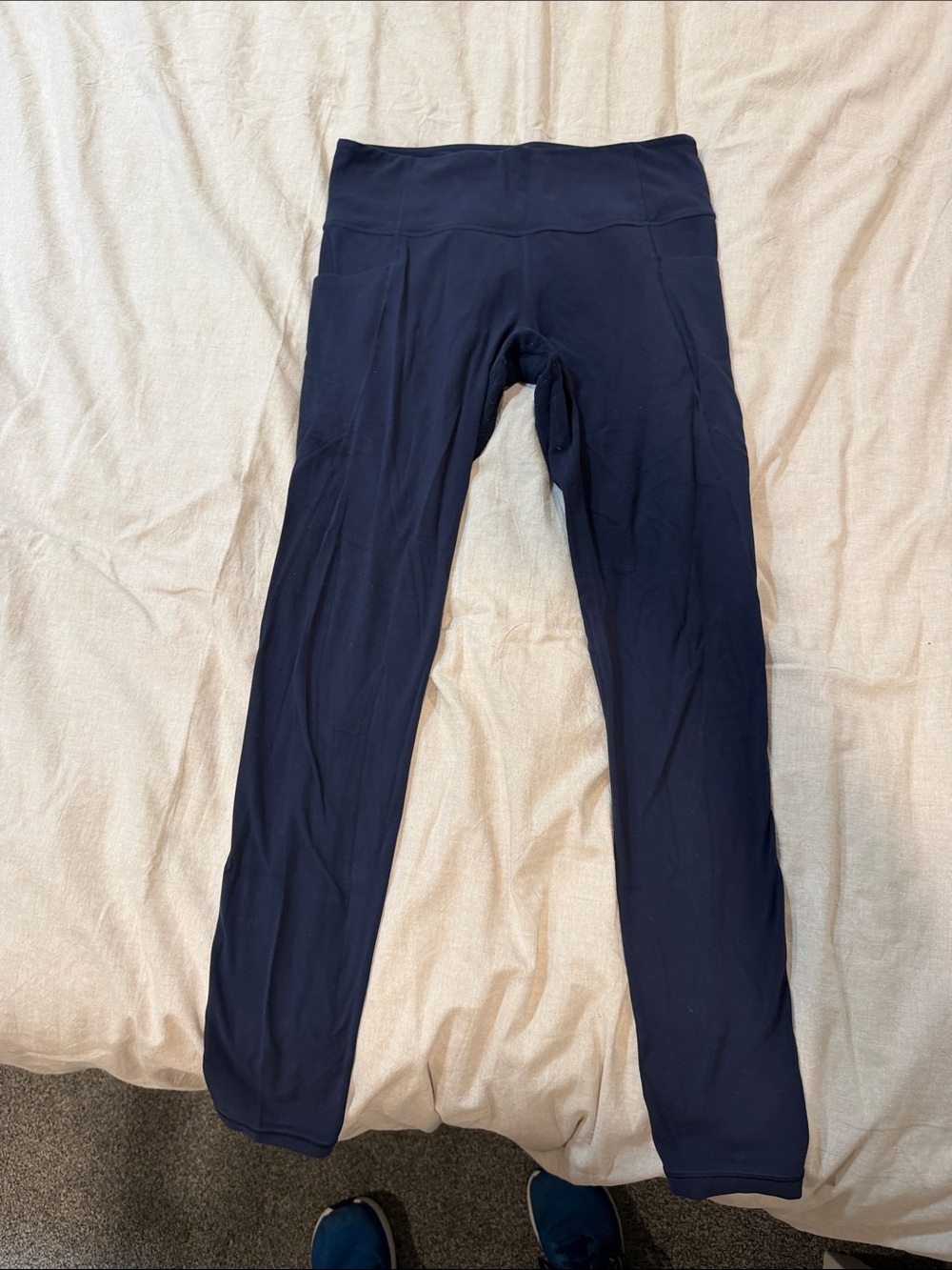 Athleta Navy High-Rise Performance Leggings LT